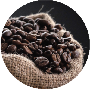 sack of coffee beans